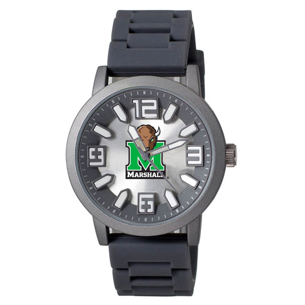  Marshall Thundering Herd Enigma Silicone Strap Watch - Black