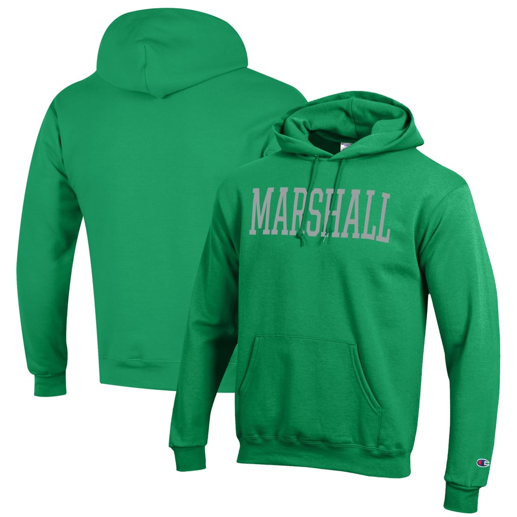 Marshall Thundering Herd Champion Eco Powerblend Pullover Hoodie - Green