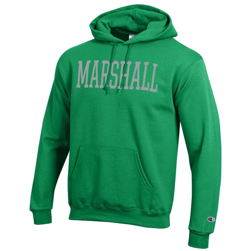 Marshall Thundering Herd Champion Eco Powerblend Pullover Hoodie - Green