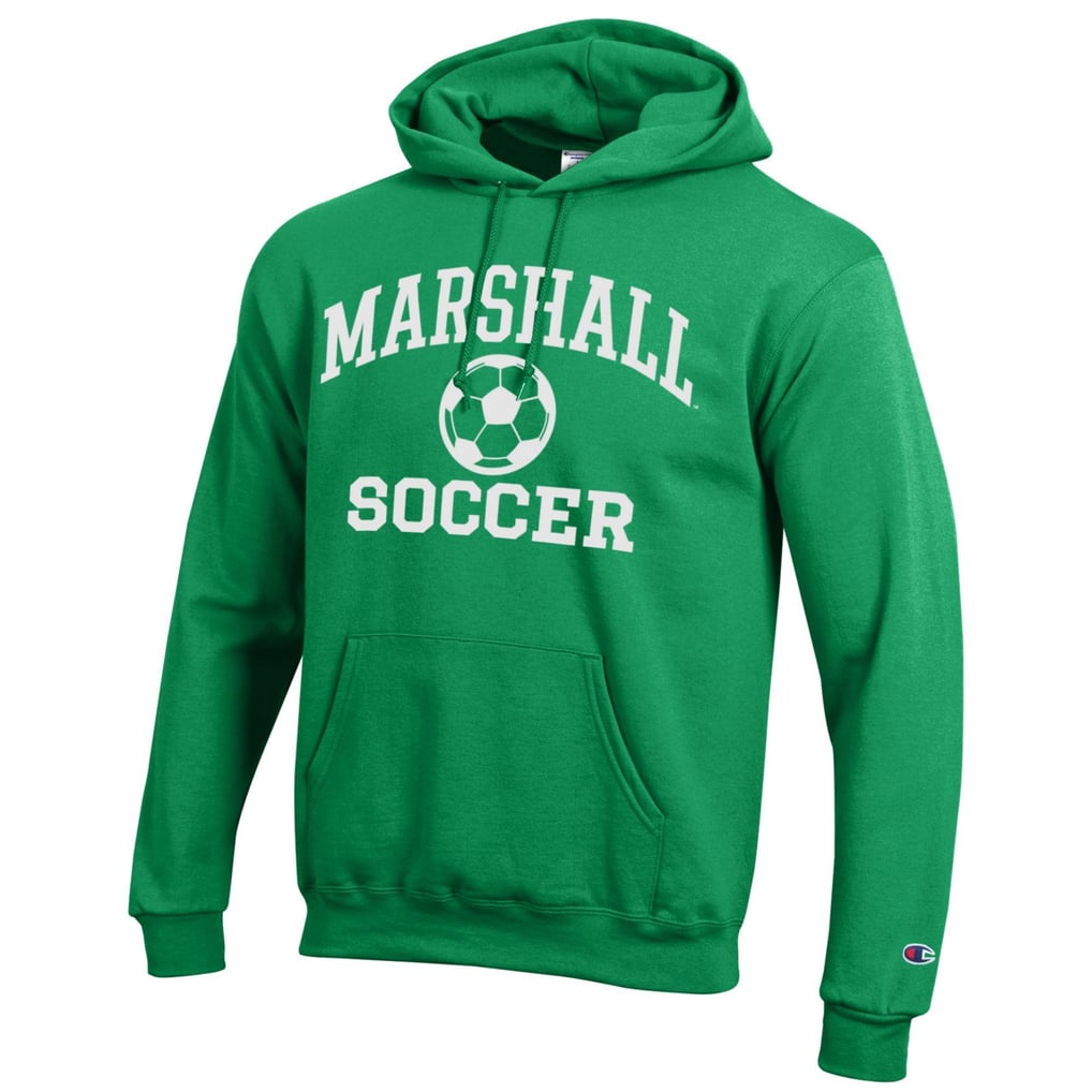 Marshall Thundering Herd Champion Soccer Icon Powerblend Pullover Hoodie - Kelly Green