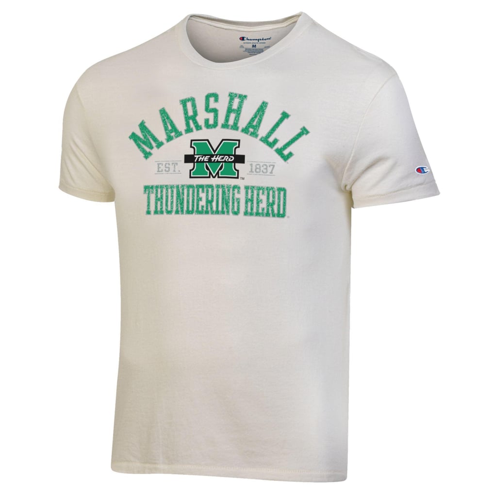 Marshall Thundering Herd Champion Ultimate Triblend T-Shirt - White
