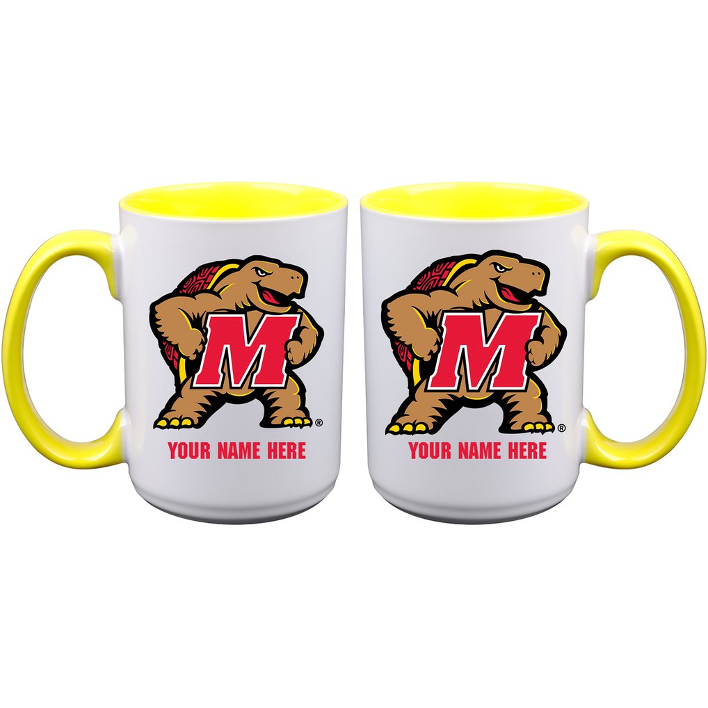 Maryland Terrapins 15oz. Personalized Ceramic Mug