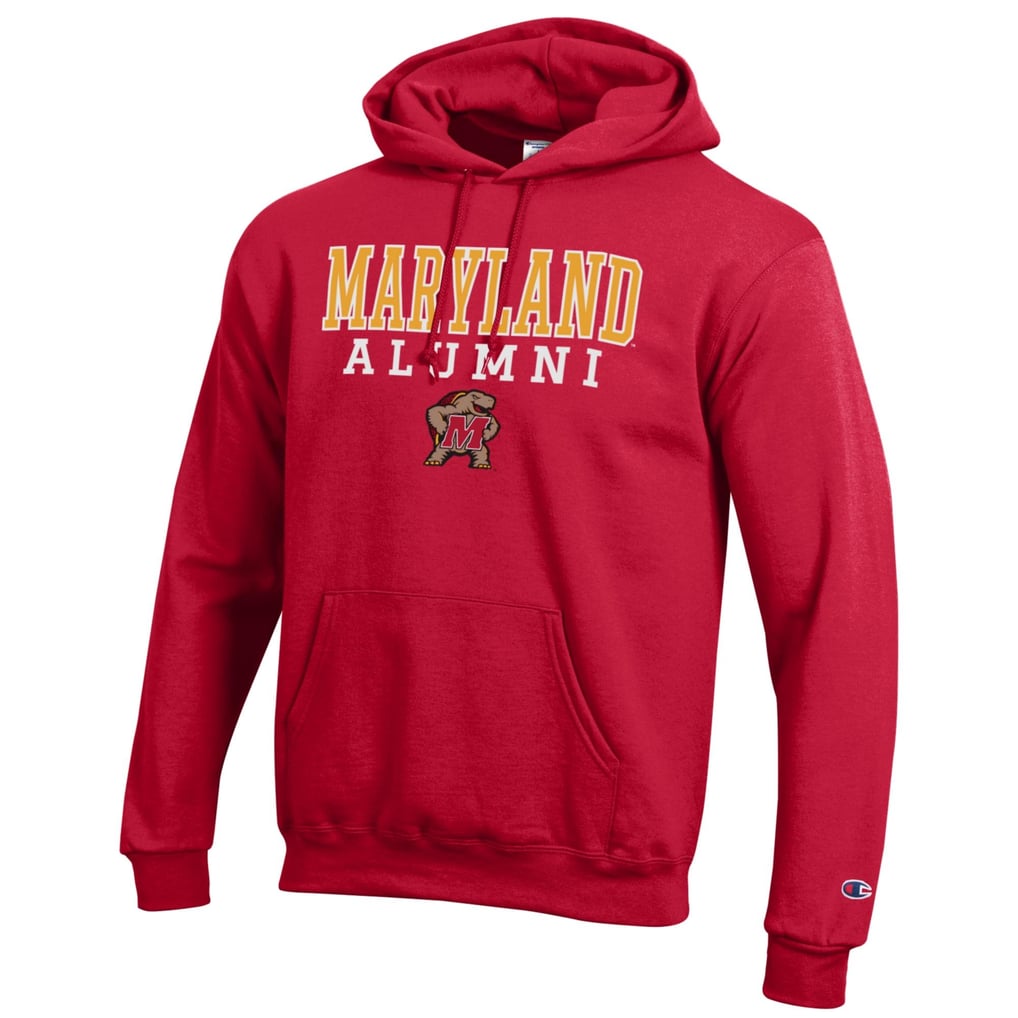  Maryland Terrapins Champion Alumni Logo Stack Pullover Hoodie - Red