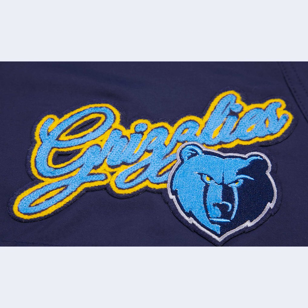  Memphis Grizzlies Pro Standard Women's Script Woven Shorts - Navy