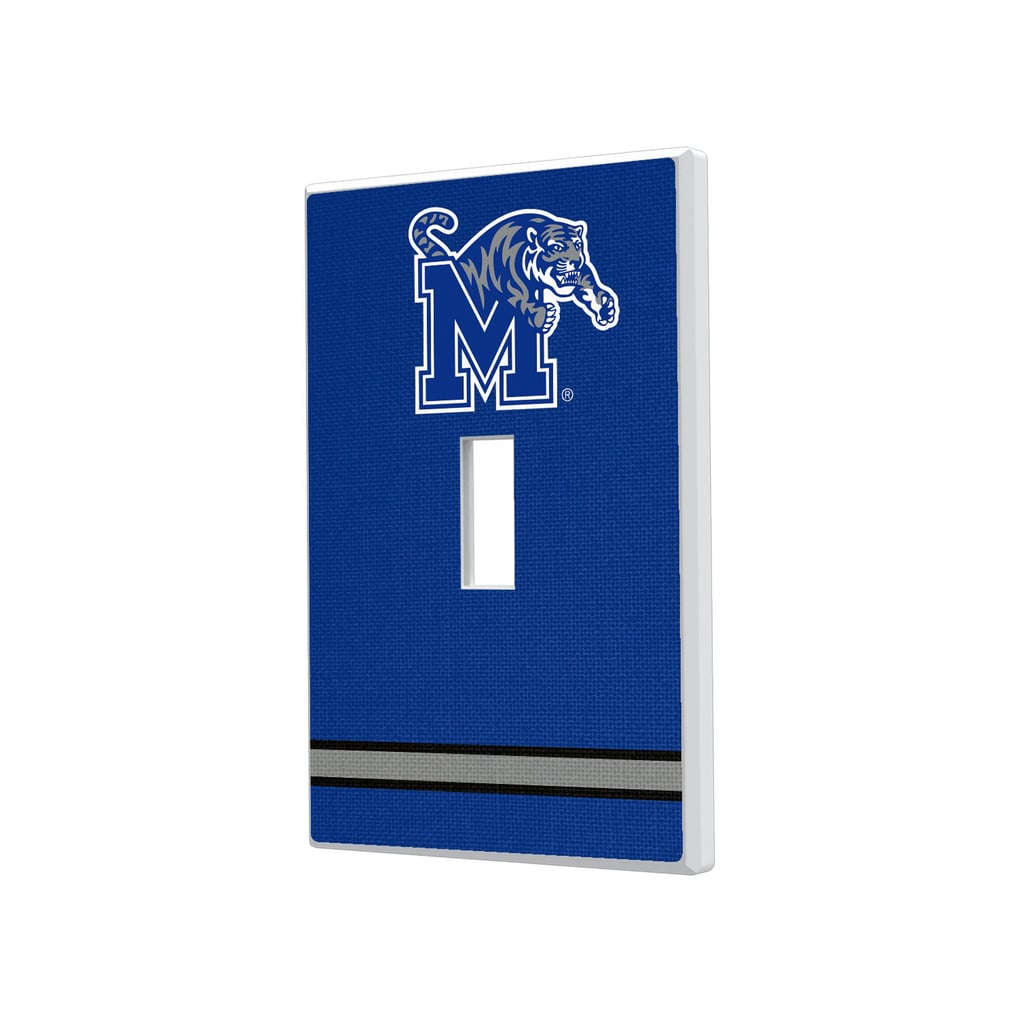 Memphis Tigers Keyscaper Stripe Design Single Toggle Lightswitch Plate