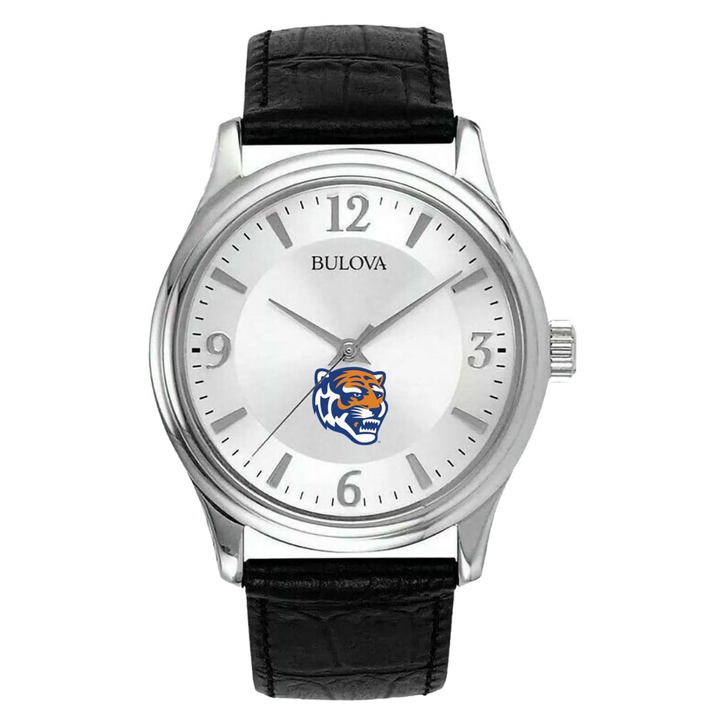 Memphis Tigers Leather Watch - Silver