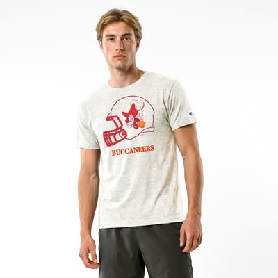 Tampa Bay Buccaneers Disney x Champion Captain Hook Tri-Blend T-Shirt - Cream