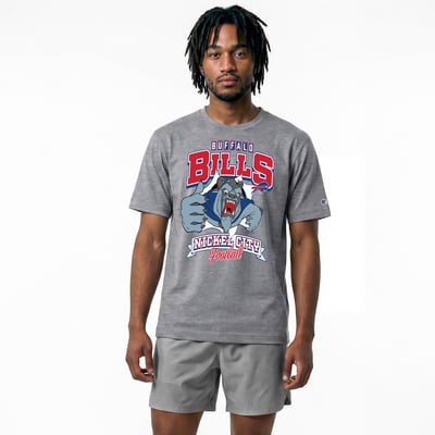 Buffalo Bills Disney x Champion Beast All-Star T-Shirt - Gray