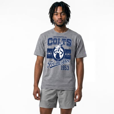 Indianapolis Colts Disney x Champion Horace Horsecollar All-Star T-Shirt - Gray