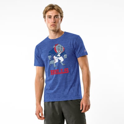 Buffalo Bills Disney x Champion Beast Tri-Blend T-Shirt - Royal