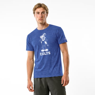 Indianapolis Colts Disney x Champion Horace Horsecollar Tri-Blend T-Shirt - Royal