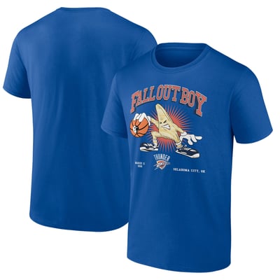Fall Out Boy x Oklahoma City Thunder Fanatics So Much For (2our) Dust T-Shirt - Blue