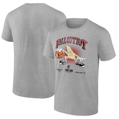 Fall Out Boy x Portland Trail Blazers Fanatics So Much For (2our) Dust T-Shirt - Gray