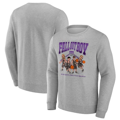 Fall Out Boy x Sacramento Kings Fanatics So Much For (2our) Dust Fleece Pullover Sweatshirt - Gray