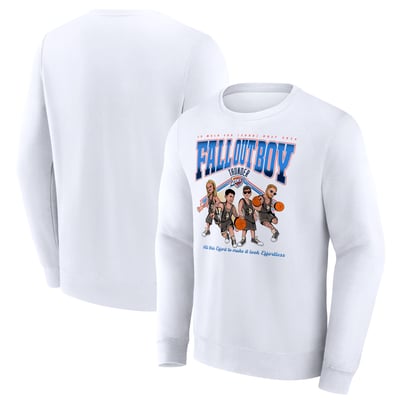 Fall Out Boy x Oklahoma City Thunder Fanatics So Much For (2our) Dust Fleece Pullover Sweatshirt - White