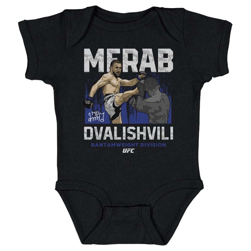 Merab Dvalishvili 500 Level Infant Bodysuit - Black
