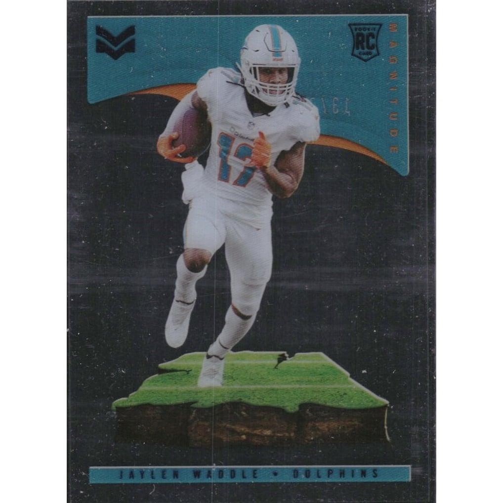2021 Panini Chronicles Magnitude Blue #6 Jaylen Waddle