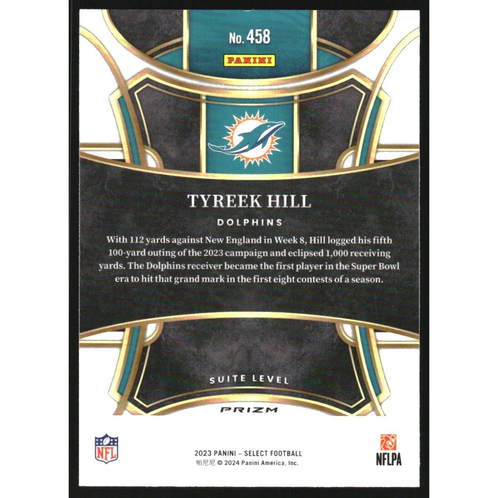 2023 Select Prizm Silver #458 Tyreek Hill