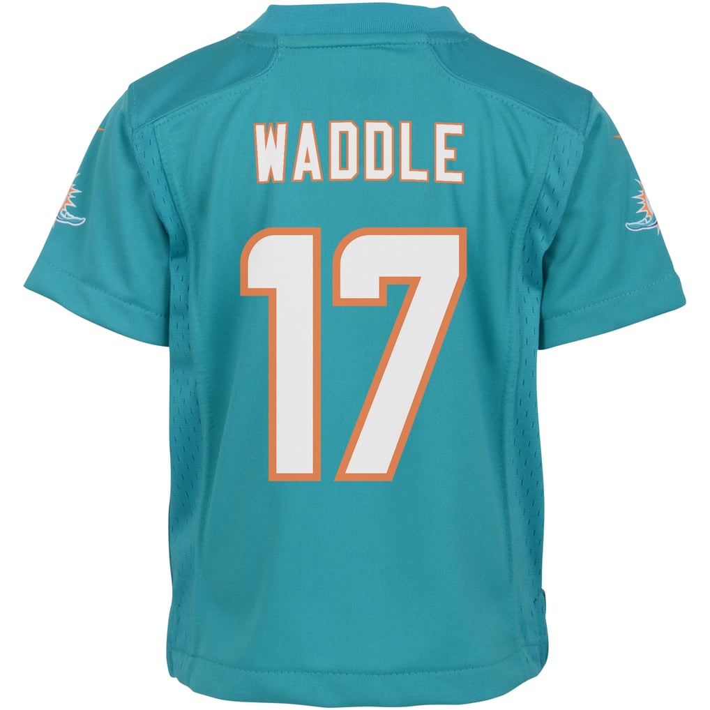 Jaylen Waddle Miami Dolphins Nike Infant Team  Player Game Jersey - Aqua