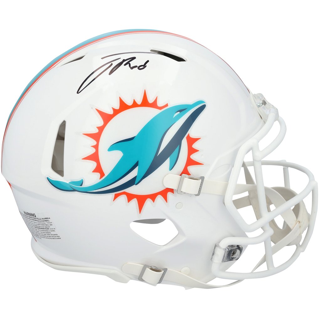 Jacob Rodriguez Miami Dolphins Autographed Fanatics Authentic Riddell Speed Authentic Helmet