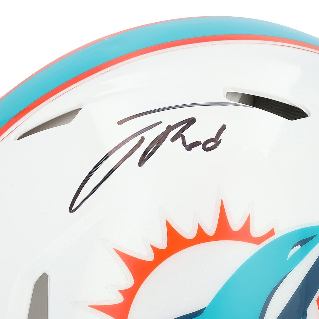 Jacob Rodriguez Miami Dolphins Autographed Fanatics Authentic Riddell Speed Authentic Helmet