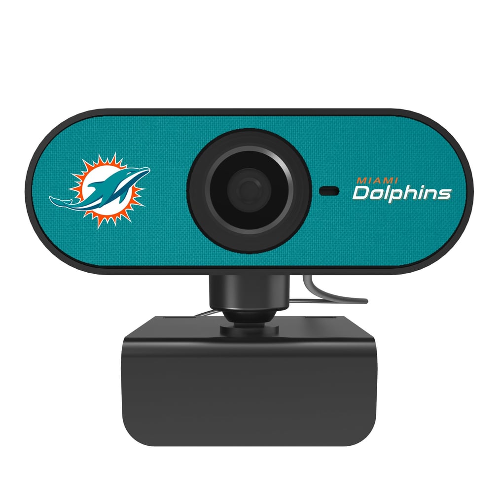 Miami Dolphins Keyscaper Solid Full HD USB Webcam
