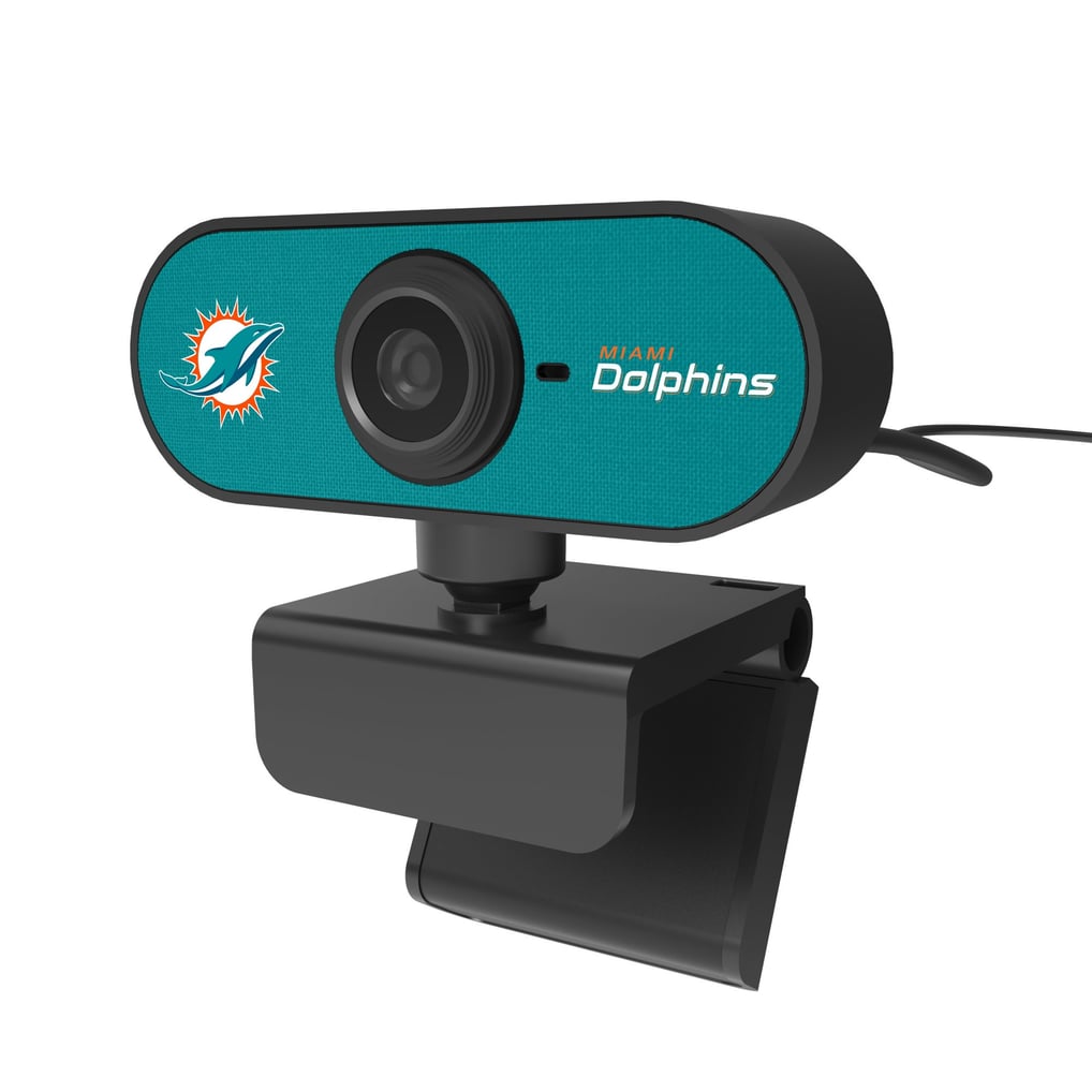 Miami Dolphins Keyscaper Solid Full HD USB Webcam
