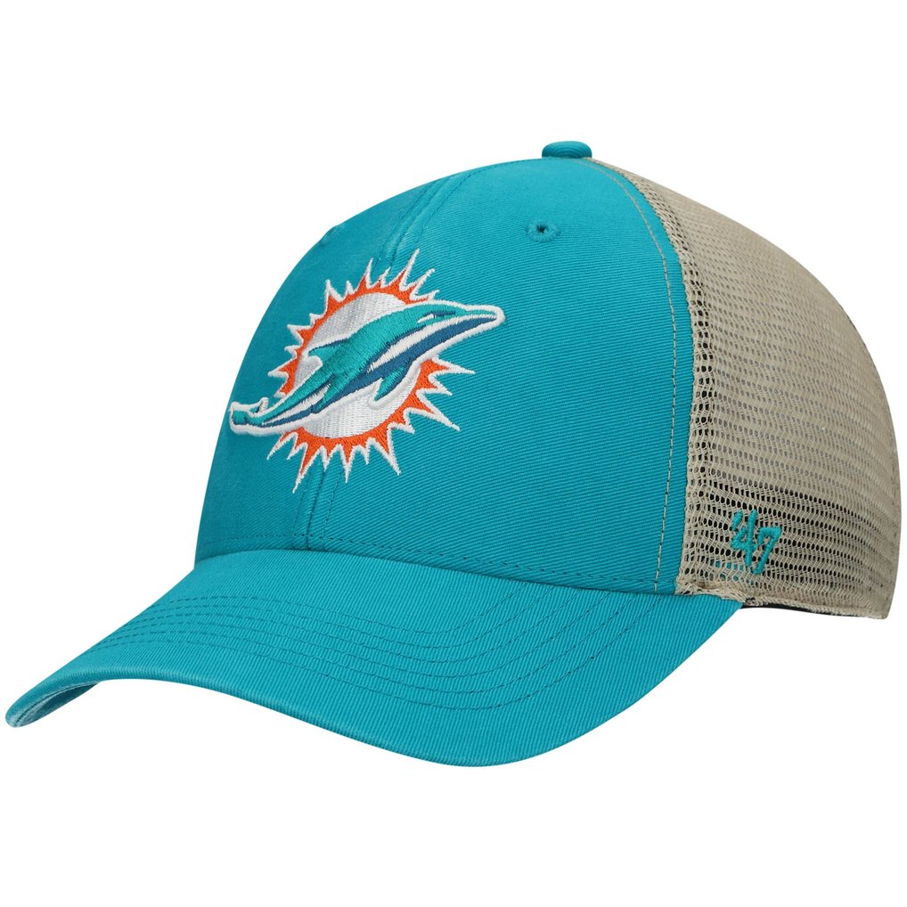 Miami Dolphins '47 Flagship MVP Snapback Hat - Aqua