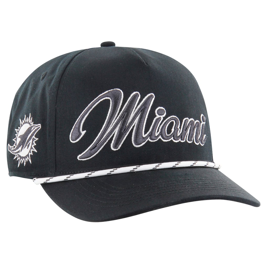 Miami Dolphins '47 Overhand Speckle Hitch Adjustable Hat - Black