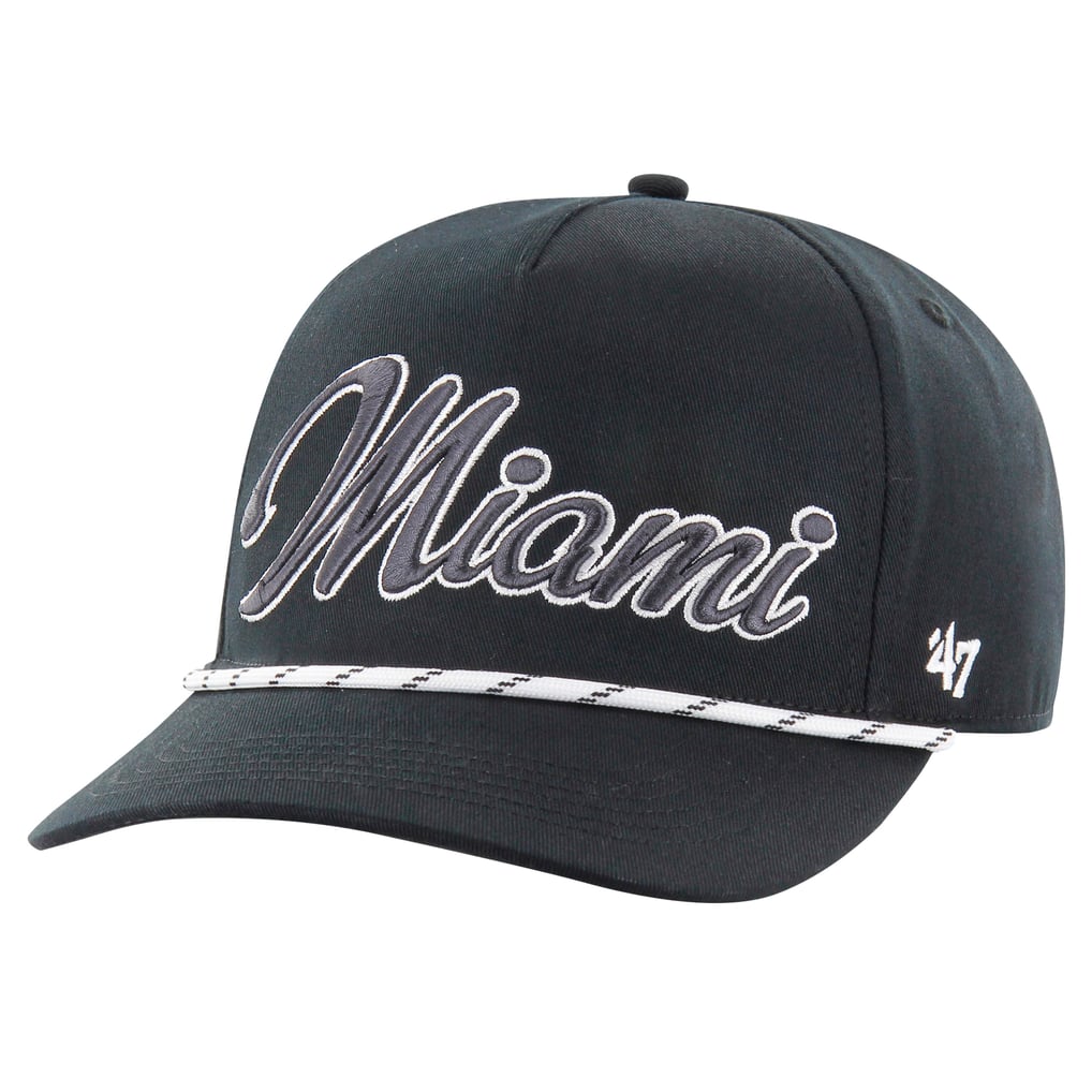 Miami Dolphins '47 Overhand Speckle Hitch Adjustable Hat - Black