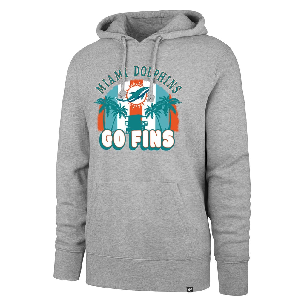 Miami Dolphins '47 Regional Headline Pullover Hoodie - Gray