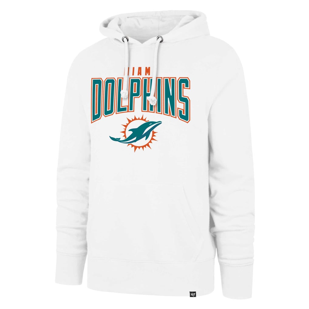 Miami Dolphins '47 Elements Arch Headline Pullover Hoodie - White