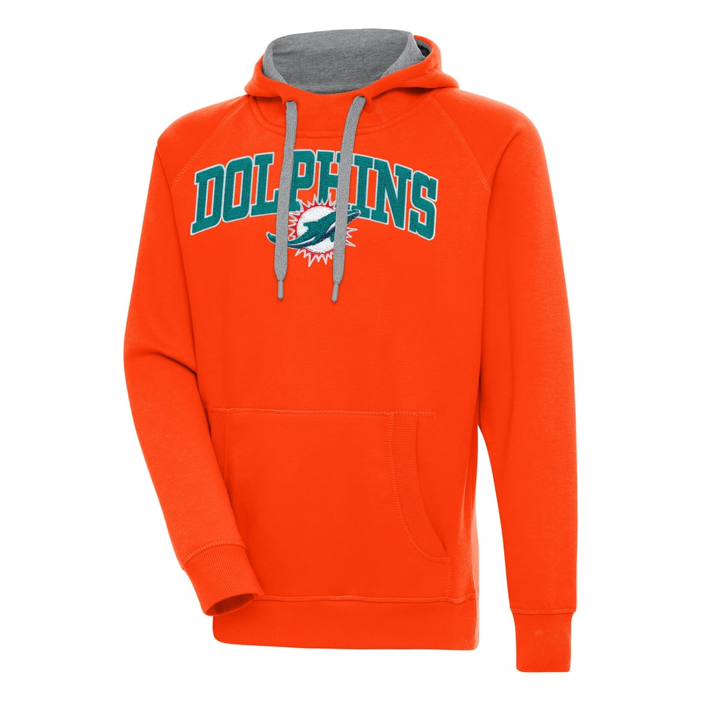  Miami Dolphins Antigua Victory Pullover Hoodie - Orange