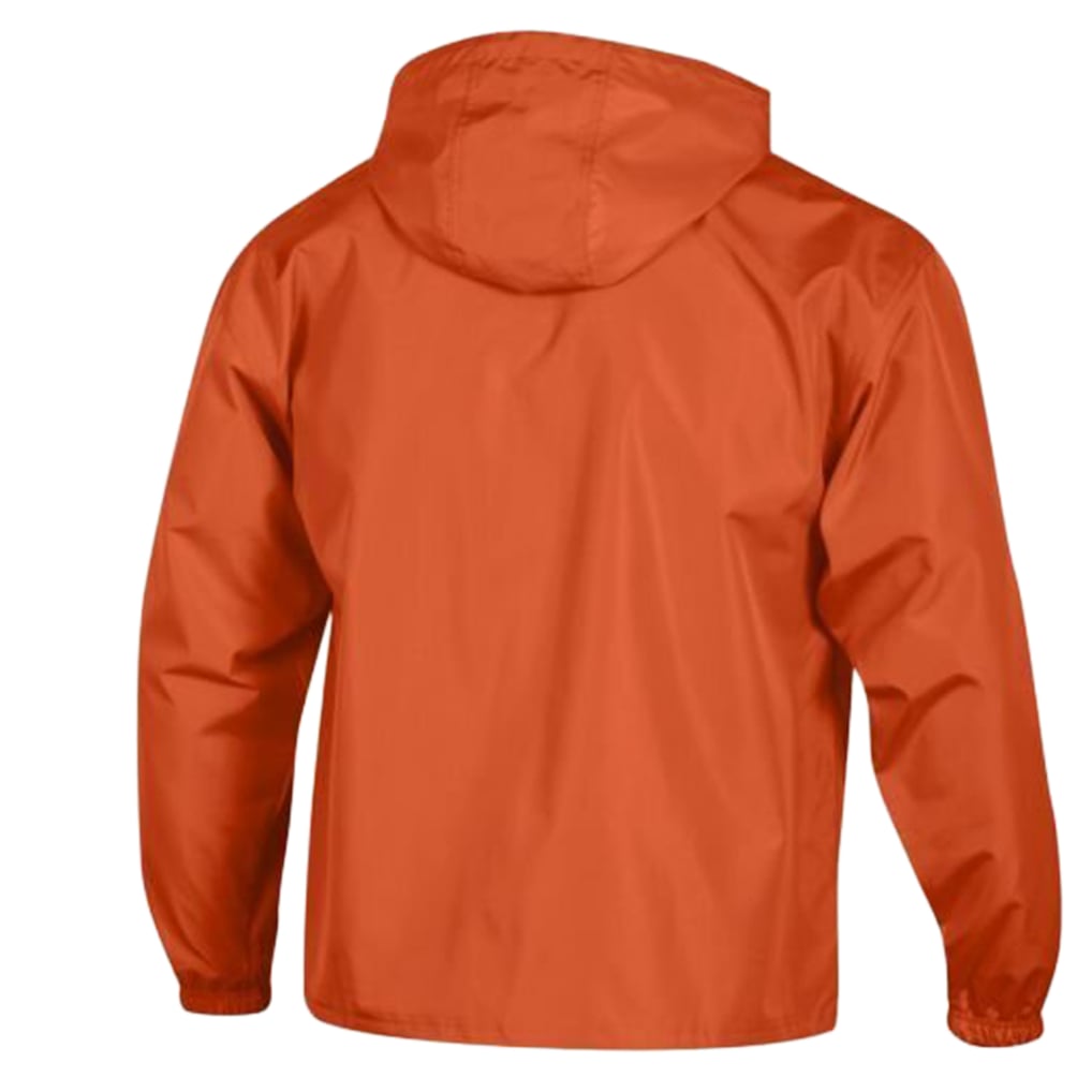 Miami Dolphins Champion Packable Hooded Windbreaker Half-Zip Jacket - Orange