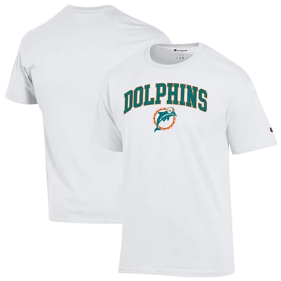 Miami Dolphins Champion Arch Over Logo T-Shirt - White