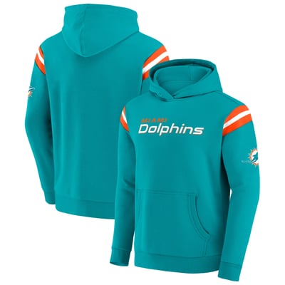 Miami Dolphins Darius Rucker Collection by Fanatics Football Washed Pullover Hoodie - Aqua