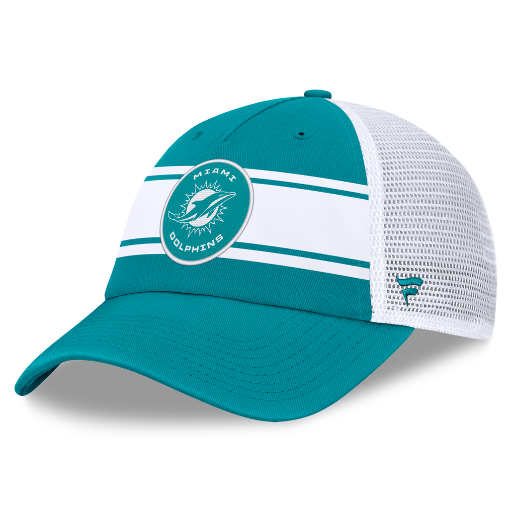 Miami Dolphins Fanatics Muddle Trucker Adjustable Hat - Aqua
