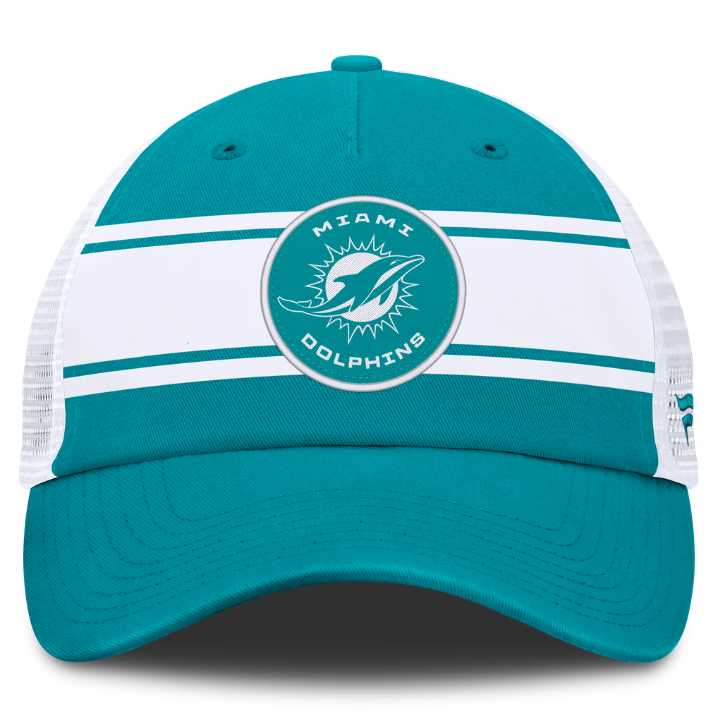 Miami Dolphins Fanatics Muddle Trucker Adjustable Hat - Aqua