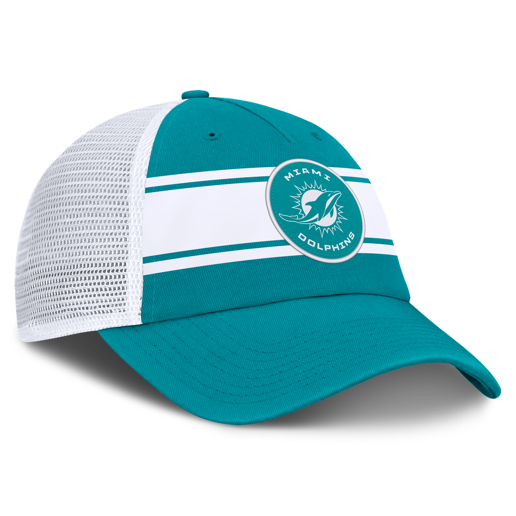 Miami Dolphins Fanatics Muddle Trucker Adjustable Hat - Aqua