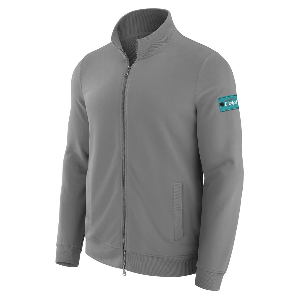 Miami Dolphins J. Palmer QB1 Full-Zip Sweatshirt - Graphite