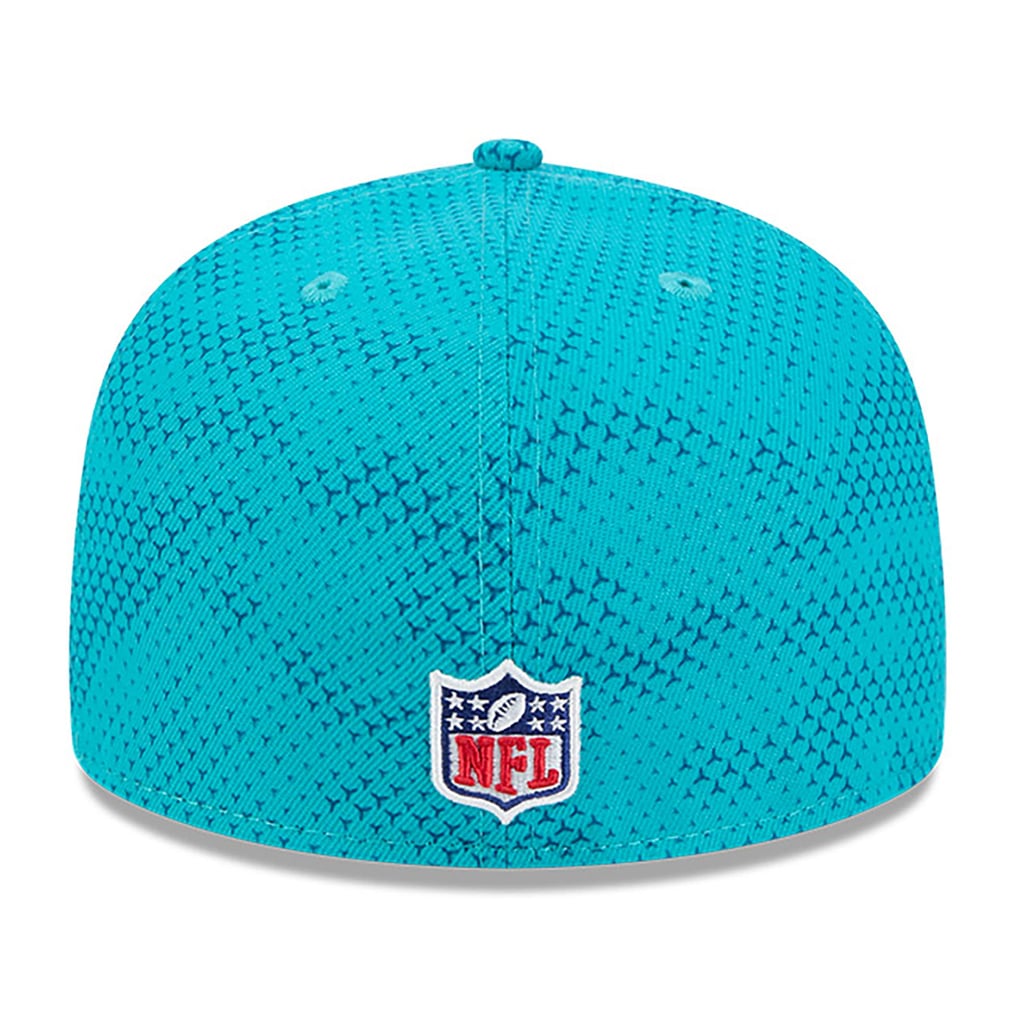  Miami Dolphins New Era 2024 Sideline 59FIFTY Fitted Hat - Aqua