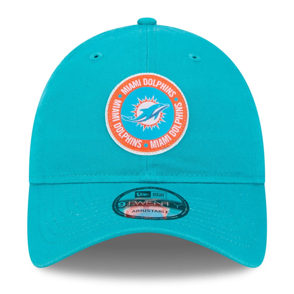 Miami Dolphins New Era 2024 Sideline 9TWENTY Adjustable Hat - Aqua