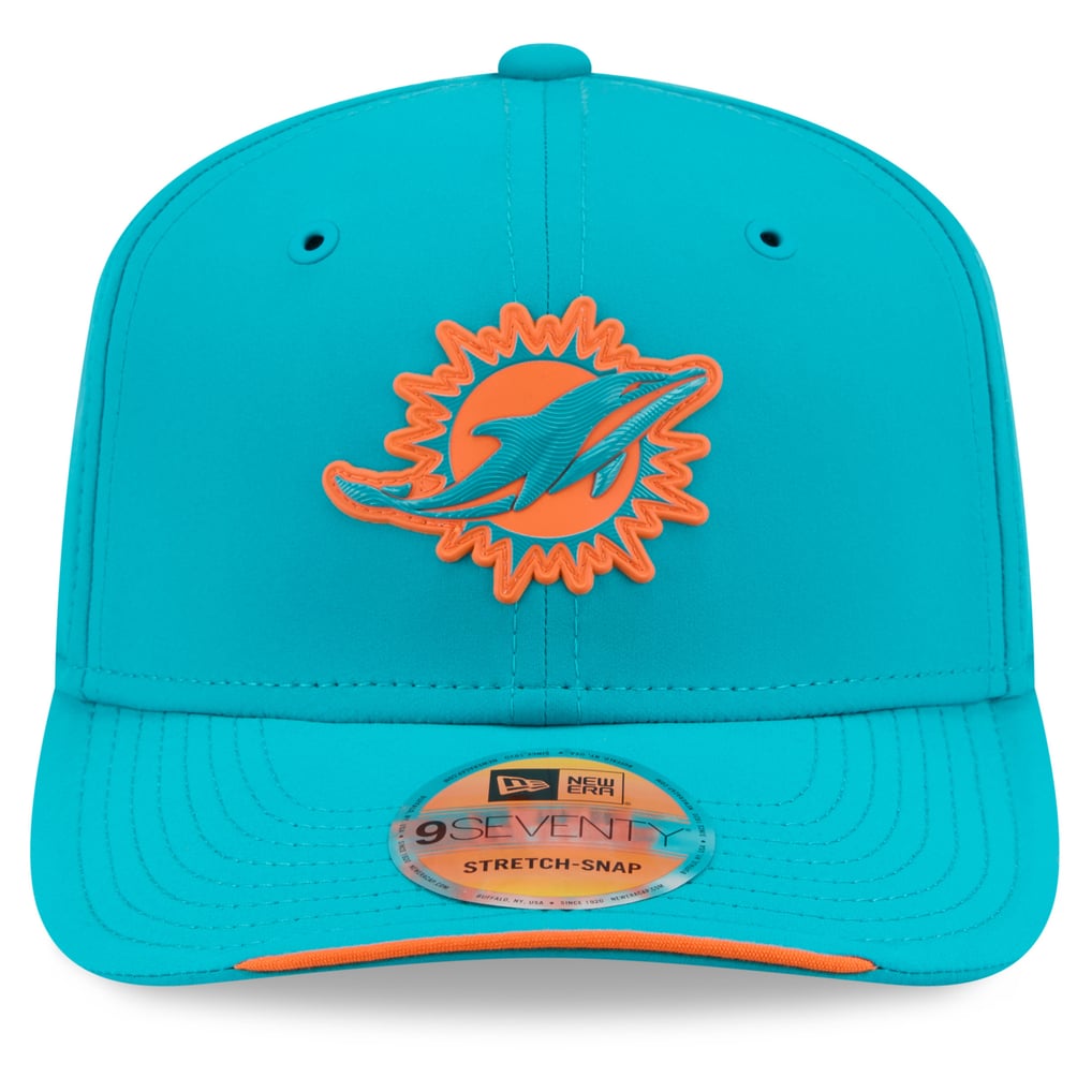 Miami Dolphins New Era 2026 Sideline 9SEVENTY Adjustable Hat - Aqua