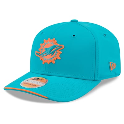 Miami Dolphins New Era 2026 Sideline 9SEVENTY Adjustable Hat - Aqua