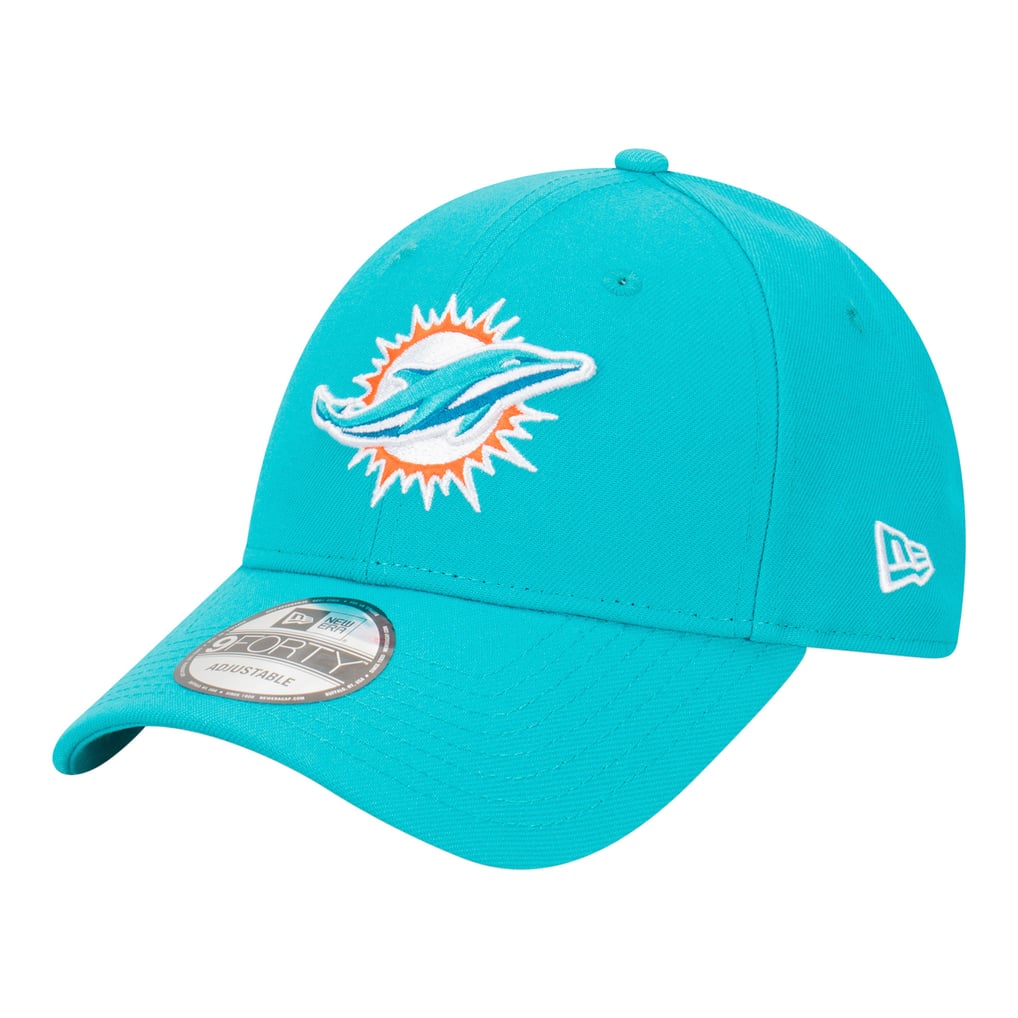  Miami Dolphins New Era Core Team 9FORTY Adjustable Hat - Aqua