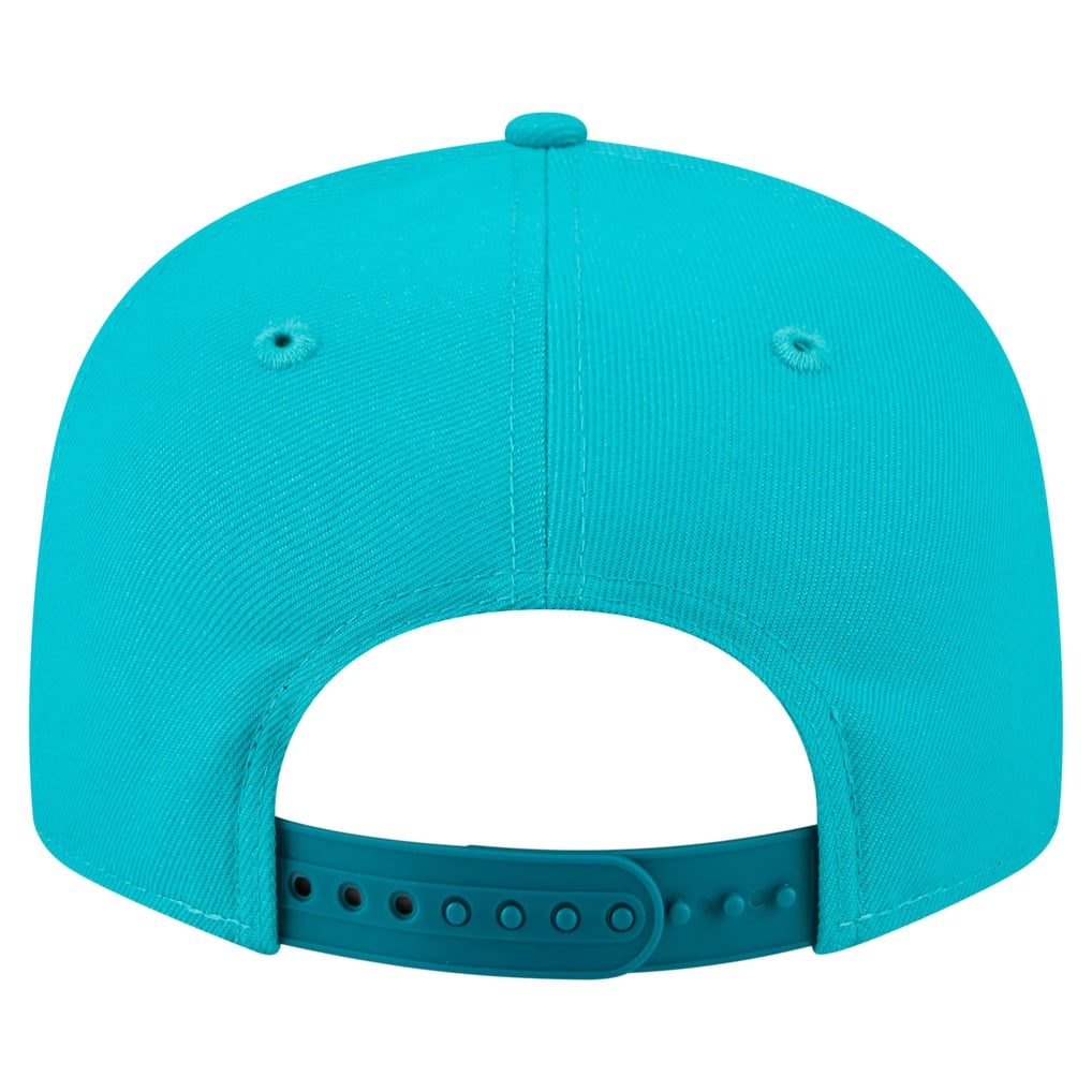  Miami Dolphins New Era Core Team Script 9FIFTY Snapback Hat - Aqua