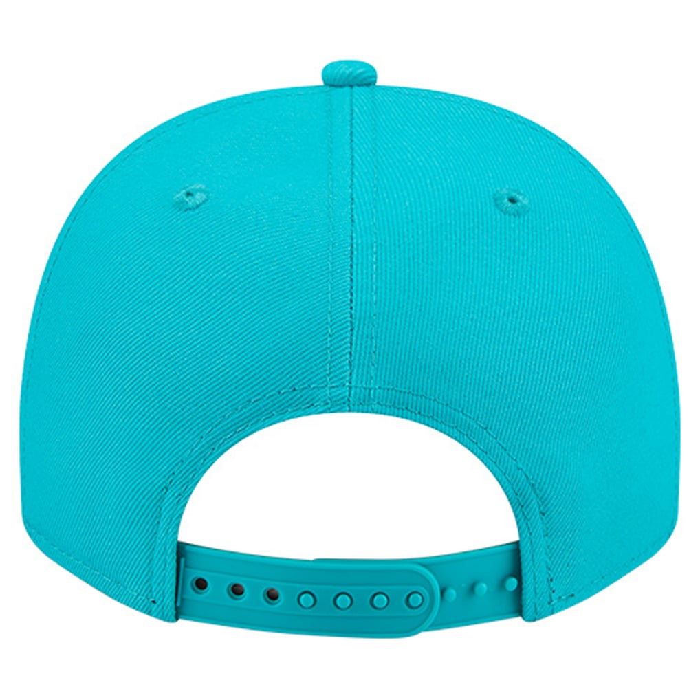  Miami Dolphins New Era Local Play A-Frame 9FIFTY Snapback Hat - Aqua
