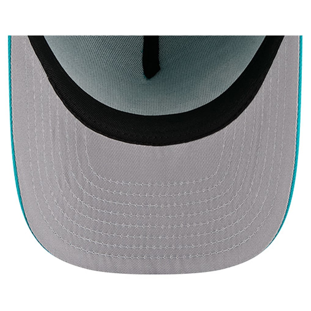  Miami Dolphins New Era Local Play A-Frame 9FIFTY Snapback Hat - Aqua