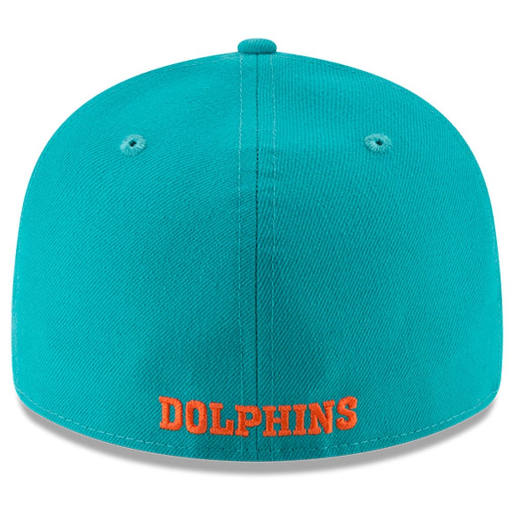 Miami Dolphins New Era Omaha Throwback Low Profile 59FIFTY Fitted Hat - Aqua