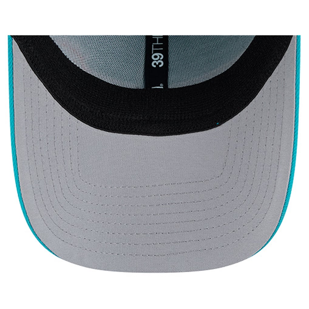 Miami Dolphins New Era Stripes 39THIRTY Flex Hat - Aqua